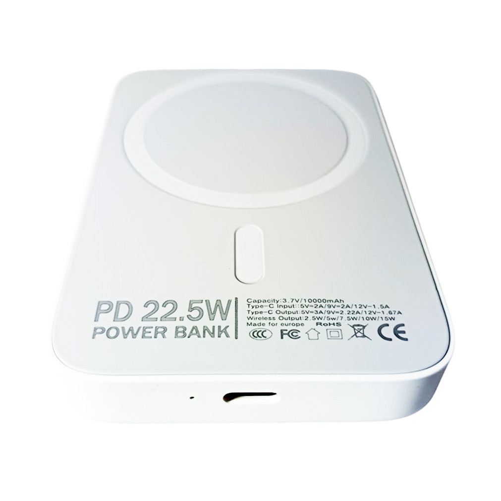 Power Bank з підтримкою бездротової зарядки магнітний PD 22,5W 10000 mAh, фото 1