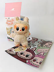 Іграшка фігурка-брелок Labubu (Лабубу) 17 см 7 кольорів на вибір Бежевий