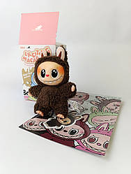 Іграшка фігурка-брелок Labubu (Лабубу) 17 см 7 кольорів на вибір Коричневий