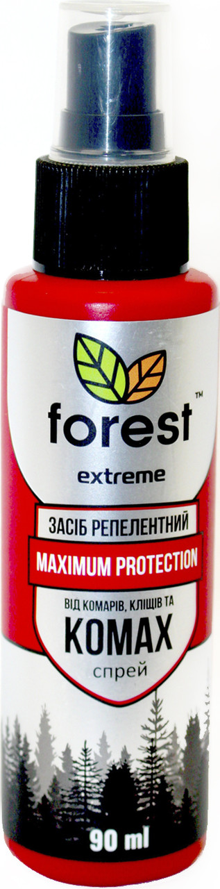 Спрей-репелент "Forest Extreme" від усіх літаючих та повзаючих комах 90мл №4364, фото 1