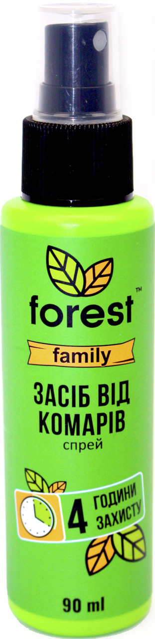 Спрей-репелент "Forest Family" від комарів 90мл №4388, фото 1