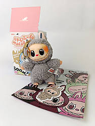 Іграшка фігурка-брелок Labubu (Лабубу) 17 см 7 кольорів на вибір Сірий