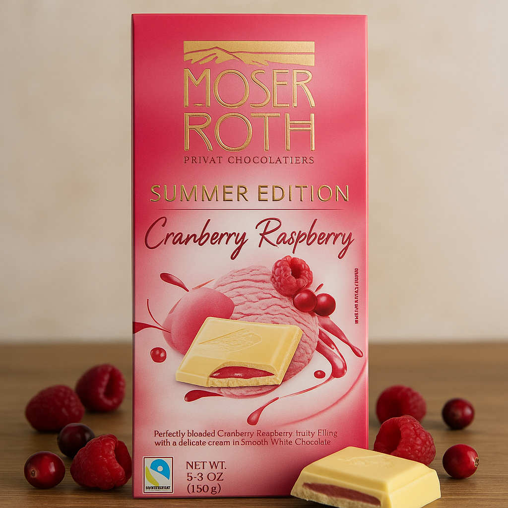 Молочний шоколад 🍫 Moser Roth "Summer Edition" 150 гр. Німеччина, фото 1