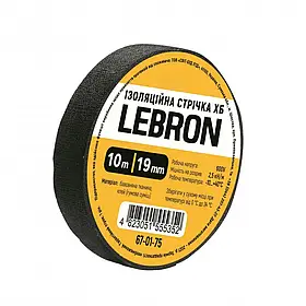 Ізострічка Х/Б Lebron 19 мм 10 м чорна
