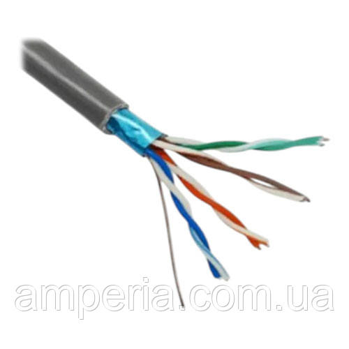 Кабель КПВЕ-HF ВП (100) 4х2х0,51 LSOH (FTP-cat 5E LSOH)