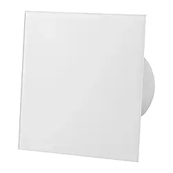 Вентилятор у ванну dRim Ø125 HS, тихий, з датчиком вологості, 140 м³/год, білий