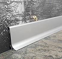Накладний алюмінієвий плінтус BEST DEAL 4/40 срібло матове довжина 2,5 м