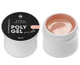 Полігель Saga Professional Nude, 30 мл (банка)