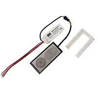 Сенсорний вимикач з димером і Bluetooth-динаміком для дзеркал LB-05-BT, 12–24V, 65 Вт, IP44