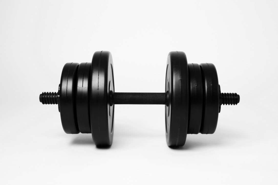 Гантель | WCGPRO | 10 кг | Рифлений хват | Захист підлоги | Швидке регулювання