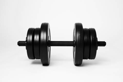 Гантель | WCGPRO | 10 кг | Рифлений хват | Захист підлоги | Швидке регулювання, фото 1