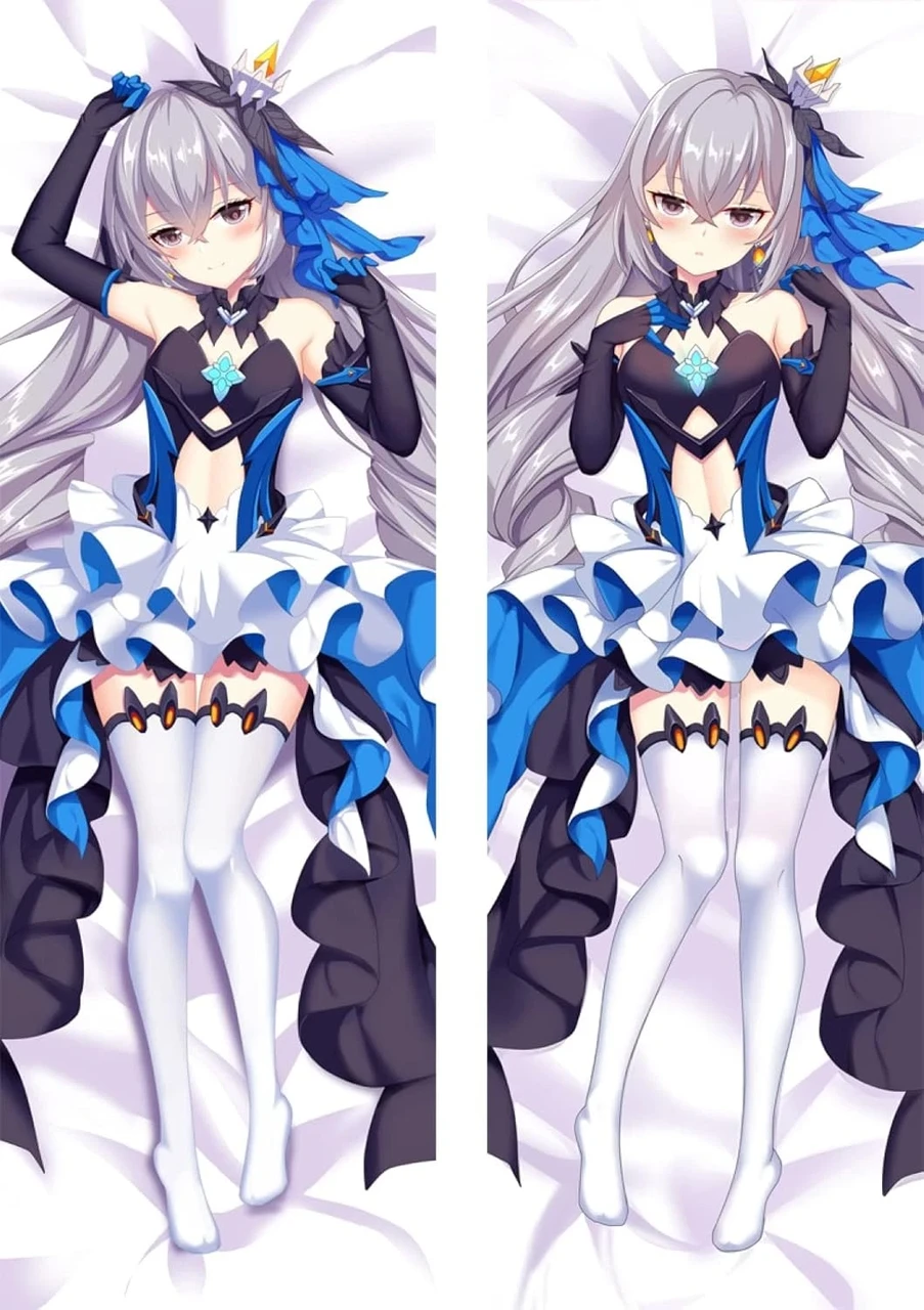 Дакімакура 150х50 см Honkai Impact 3 Броня Зайчик Подушка з наволочкою обнімашка двухсторння, фото 1