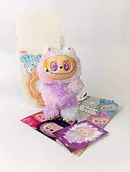 Іграшка фігурка-брелок Лабубу (Labubu) 17 см, 7 кольорів Бузковий