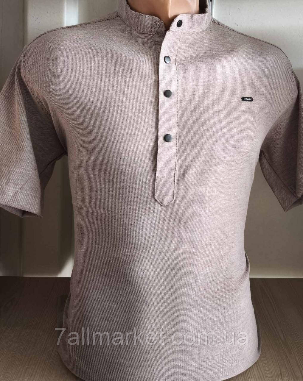 Сорочка чоловіча з коротким рукавом р-ри M-3XL(12 кв)"BOMBER" недорого від прямого постачальника