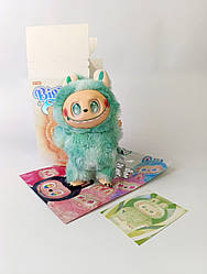 Іграшка фігурка-брелок Лабубу (Labubu) 17 см, 7 кольорів Зелений