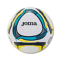 М'яч футбольний Joma LIGHT HYBRID біло-сине-жовтий Уні 5