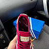 Жіночі кросівки Adidas Samba Light Bordo Адідас Самба бордові замша шкіра демісезон, фото 7