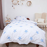 Постільна білизна ТЕП "Soft dreams" Зірки (блакитний), 50x70, підліткова, фото 3
