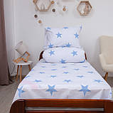 Постільна білизна ТЕП "Soft dreams" Зірки (блакитний), 50x70, підліткова, фото 7