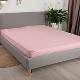 Простирадло "НАТХНЕННЯ" з резинкою Рожеве, 140x200, фото 3