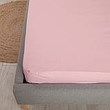 Простирадло "НАТХНЕННЯ" з резинкою Рожеве, 140x200, фото 4