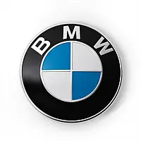 Емблема BMW на капот багажник 82мм, значок BMW на перед і зад 51148132375 E30 E36 E39 E46 E53 E60 E70 E90