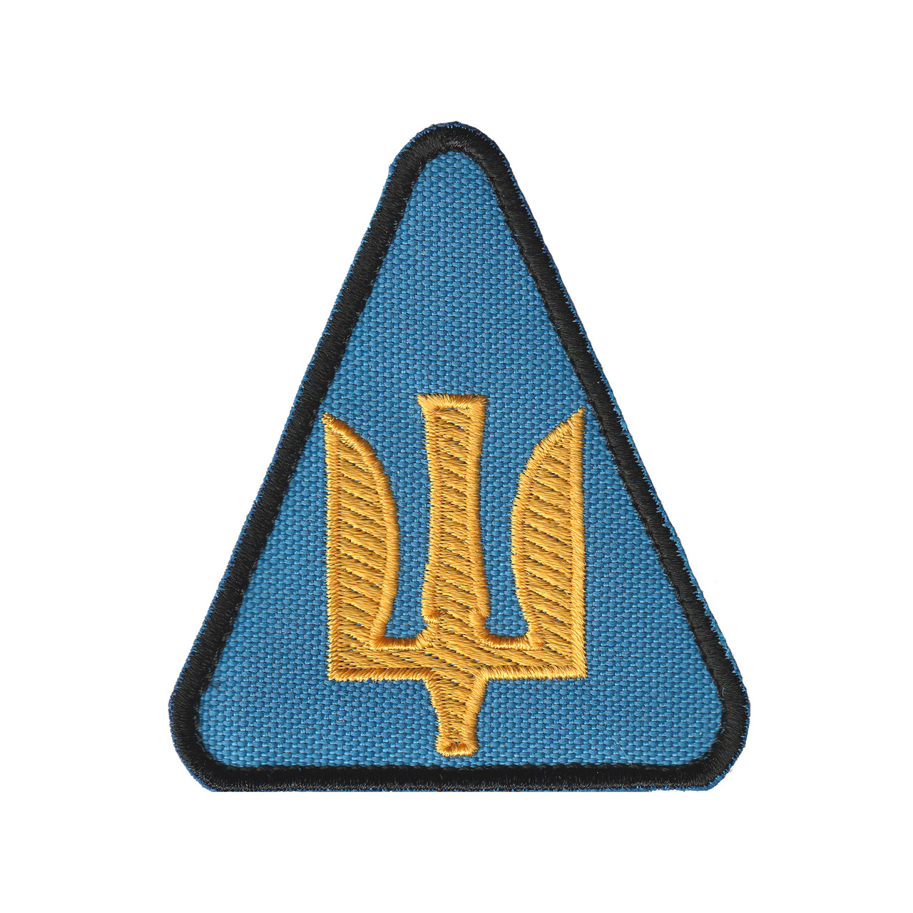 Вишитий шеврон "Повітряні сили ЗСУ" Жовтий Тризуб на липучці