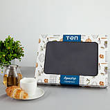 Скатертина "Aquastop" водовідштовхуюча Dark Gray, 150x150, фото 3