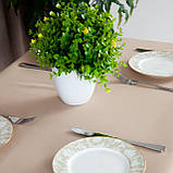 Скатертина "Aquastop" водовідштовхуюча Sand, 140x180, фото 7