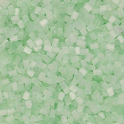 Бісер рубка сатин 2 мм 25 г Салатовий