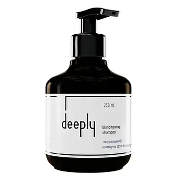 Тонуючий шампунь для блонду deeply Blond Toning з синім пігментом 250 ml