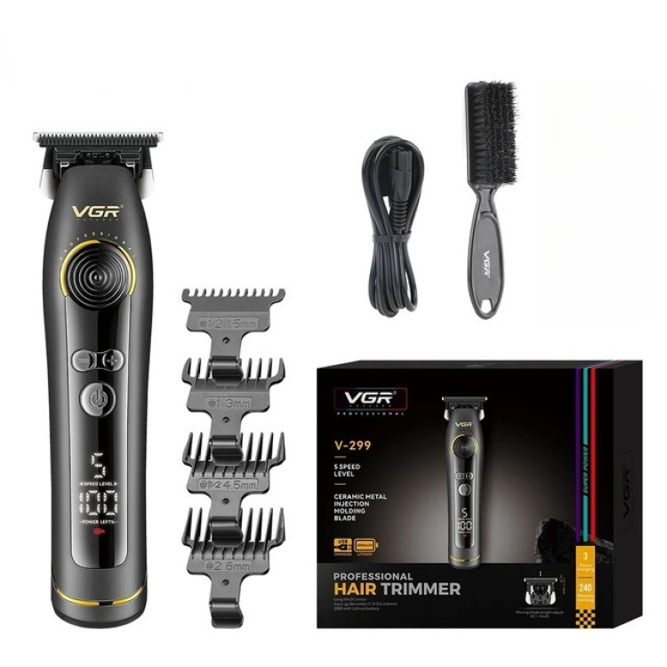 Тример для окантовки та бороди VGR Professional V-299 BLACK, фото 1