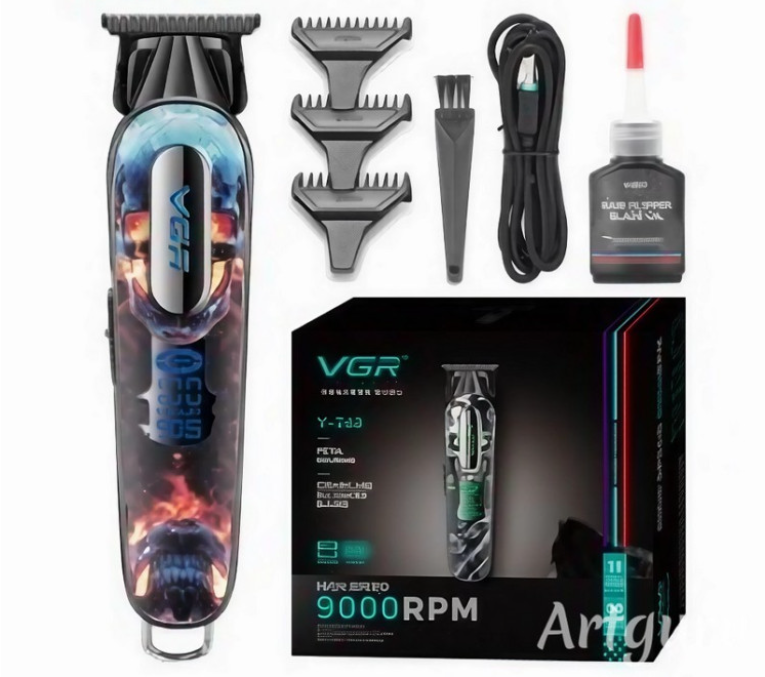 Тример для окантовки та бороди VGR Professional V-260 RED, фото 1