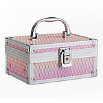 Кейс-шкатулка для прикрас рожева Ефект 16х8 см Elisey