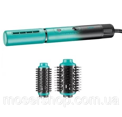 Фен-щітка для волосся VGR Professional  V-489 Green, фото 1