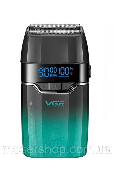 Професійний шейвер VGR Professional Foil Shaver V-308 Green, фото 1