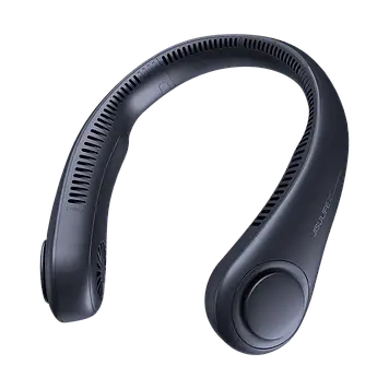 Портативний вентилятор на шию JISULIFE Life3, 4000 мАг, 3 швидкості, до 16 год, чорний