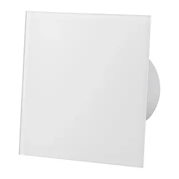 Вентилятор у ванну dRim Ø125 HS, тихий, з датчиком вологості, 140 м³/год, білий