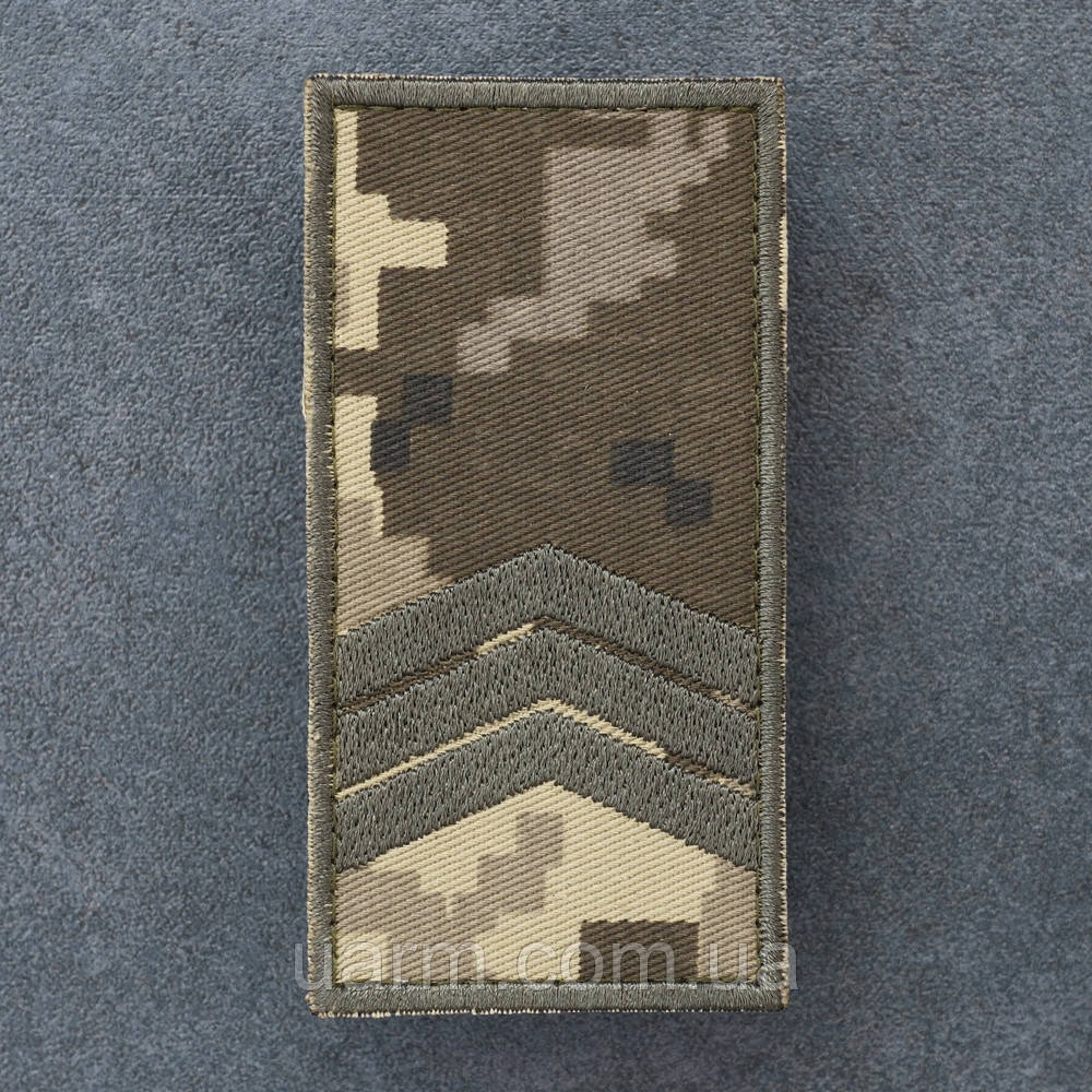 Погон ДКВС сержант піксель 10.0 х 5.0, фото 1