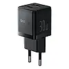 МЗП Baseus Palm Fast Charger Type-C+USB 30W с Cable Type-C to Type-C 60W 20V/3A 1m P1011160A113-01 Black, фото 6