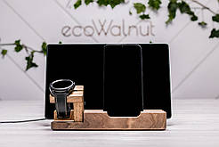 Органайзер Підставка для планшета смартфона годинника Samsung з гравіюванням