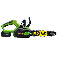 Акумуляторна ланцюгова пила Procraft PKA60 + 1 акб 4Аг Turbo + ЗП charger20/1 + Олива для ланцюга 1л, фото 4
