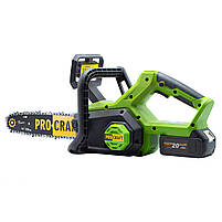 Акумуляторна ланцюгова пила Procraft PKA60 + 1 акб 4Аг Turbo + ЗП charger20/1 + Олива для ланцюга 1л, фото 10