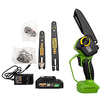 Комплект акумуляторного інструменту Procraft пилка PKA-44 + секатор ES-28Li + подовжувач EP-2.0 + олива., фото 3