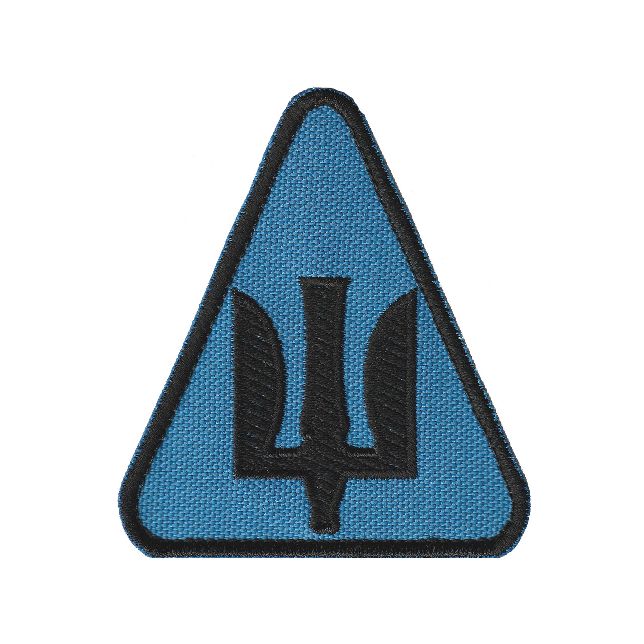 Вишитий шеврон  патч "Радіотехнічні війська ЗСУ" Чорний тризуб Нашивка ППО липучці