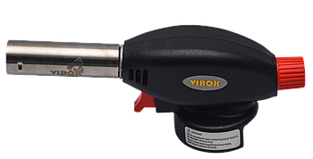 Пальник газовий VIROK з різьбовим (7/16) з'єднання. Piezo, [50/4]
