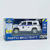Машинка поліція Toyota Land Cruiser 1:32 TK Group – інерційна, світло звук, відчиняються двері 41153/2, фото 3