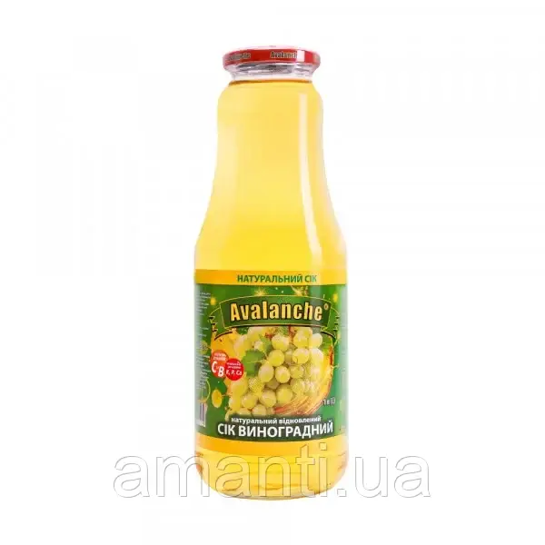 Сік виноградний натуральний Avalanche відновлений 1 л, фото 1
