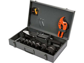 Паяльник для паяння термопластикових труб VOREL: P = 800/1500 Вт, макс. t = 0-300 °C [5]