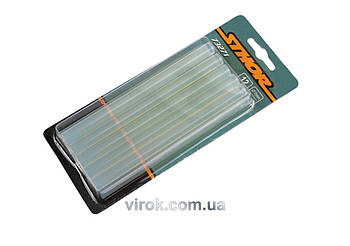 Стержні клейові STHOR : Ø= 11 х 150 мм. прозорі уп. 12 шт. [20/60]